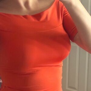 H&M Orange Crop Top